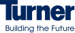 Turner company logo with the tagline Building the Future underneath.